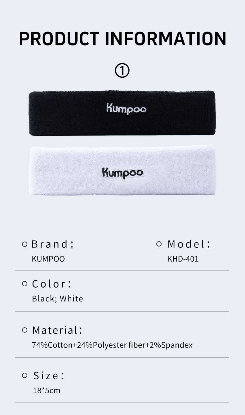 KUMPOO - Headband KHD 401 - Combo of 4 - Image 7