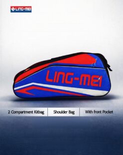 LINGMEI Badminton Kit Bag - BAGA602 - Rectangle Red